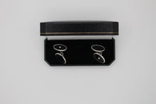 Load image into Gallery viewer, Nicole Barr black and diamond cufflinks