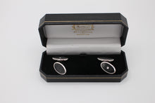 Load image into Gallery viewer, Nicole Barr black and diamond cufflinks