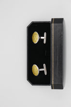 Load image into Gallery viewer, Nicole Barr yellow fish scale cufflinks