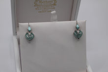 Load image into Gallery viewer, Nicole Barr strawberry drop silver earrings