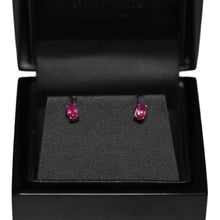 Load image into Gallery viewer, 9ct Yellow Gold Oval Ruby Stud Earrings
