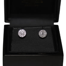 Load image into Gallery viewer, 18ct White Gold Diamond Cluster Stud Earrings
