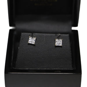 9ct Yellow Gold Cubic Zirconia Stud Earrings