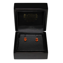 Load image into Gallery viewer, 9ct Yellow Gold Fire Opal Stud Earrings
