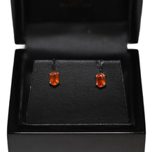 Load image into Gallery viewer, 9ct Yellow Gold Fire Opal Stud Earrings

