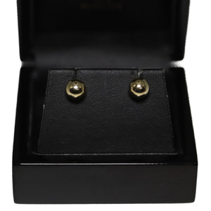 9ct Yellow Gold Polished Ball Stud Earrings