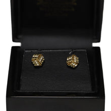 Load image into Gallery viewer, 9ct Yellow Gold 3 Wire Knot Stud Earrings
