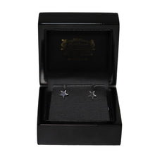Load image into Gallery viewer, 9ct White Gold Star Stud Earrings
