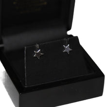 Load image into Gallery viewer, 9ct White Gold Star Stud Earrings
