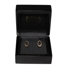 Load image into Gallery viewer, 9ct Rose Gold Open Oval Stud Earrings
