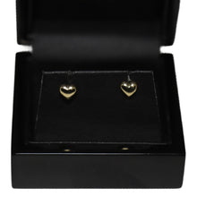 Load image into Gallery viewer, 9ct Yellow Gold Heart Stud Earrings
