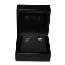 Load image into Gallery viewer, 9ct White Gold Celtic Knot Stud Earrings
