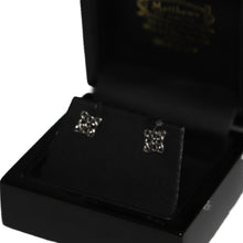 Load image into Gallery viewer, 9ct White Gold Celtic Knot Stud Earrings
