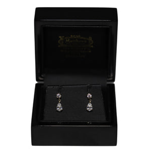 9ct Yellow Gold Tear Drop Cubic Zirconia from Brilliant Cut Cubic Zirconia Drop Earrings