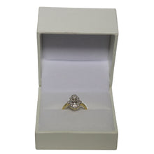 Load image into Gallery viewer, 18ct Yellow Gold Art Deco Lozenge Shape Diamond Set Cluster Ring
