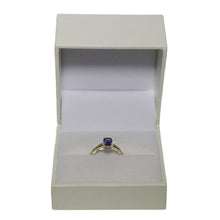 Load image into Gallery viewer, 9ct Yellow Gold Claw Set Oval Tanzanite Ring
