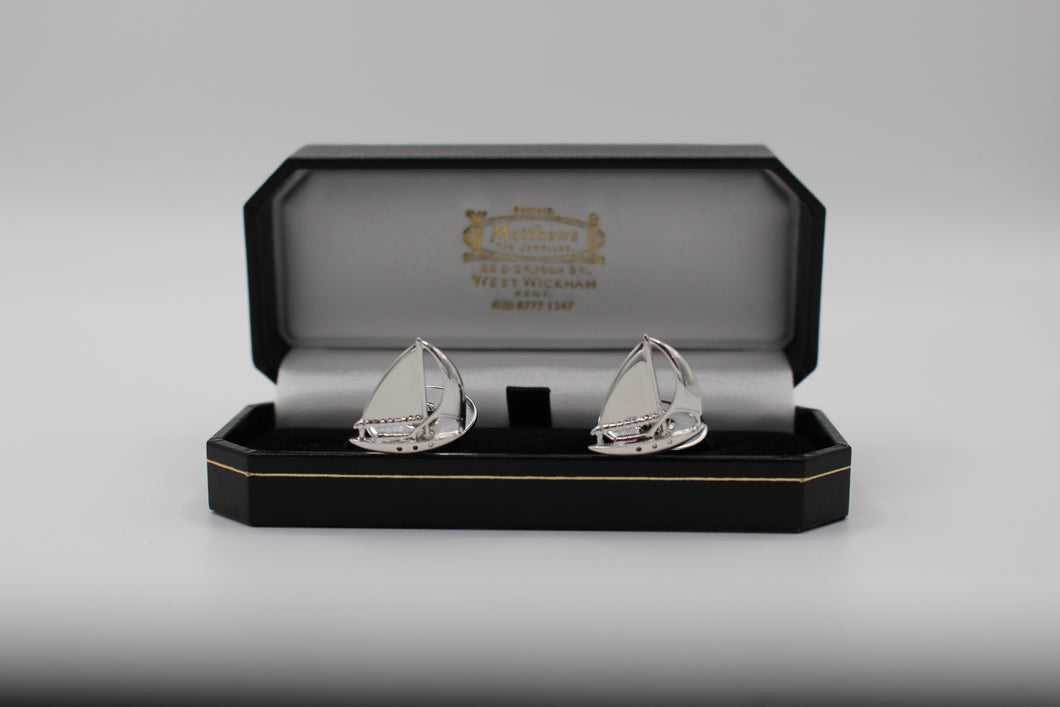 Nicole Barr boat cufflinks