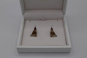 Nicole Barr sea shell inspired earrings