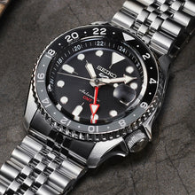 Load image into Gallery viewer, Seiko 5 Sports ‘Black Grape’ GMT SKX Re-Interpretation
