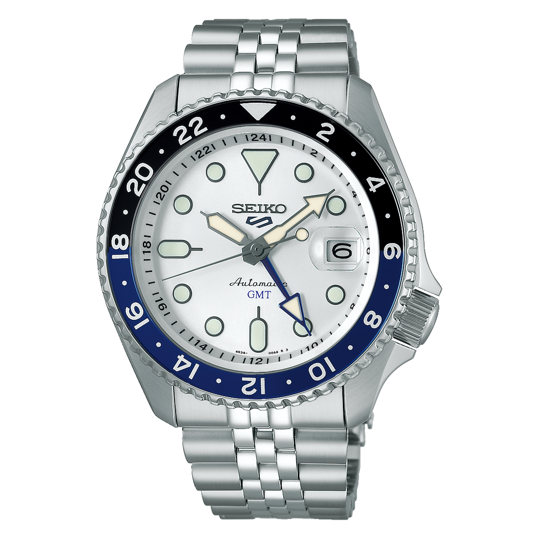 Seiko 5 Sports SKX GMT Sky Blue, Cloud