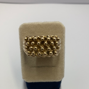 Secondhand 9ct Yellow Gold Keeper Ring SHJ